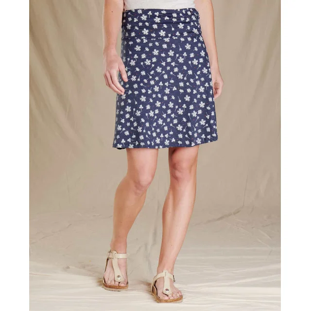 True Navy Tossed Floral Print