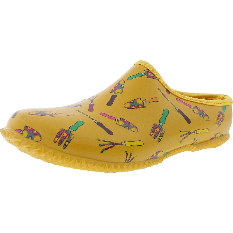 Western Chief Womens In The Garden Clog Pattern Rubber Clogs