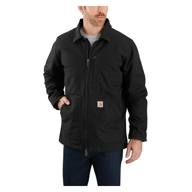 Men's Washed Duck Sherpa Lined Jacket