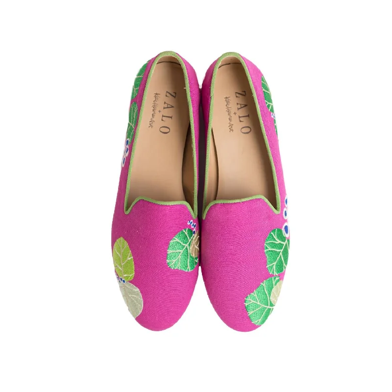 Women's Gel - Cushioned Slippers with a Soft Sole in Blue for All - Day Comfort Sea Grapes Slipper In Fuchsia Women's Gel - Cushioned Slippers with a Soft Sole in Blue for All - Day Comfort Sea Grapes Slipper In Fuchsia