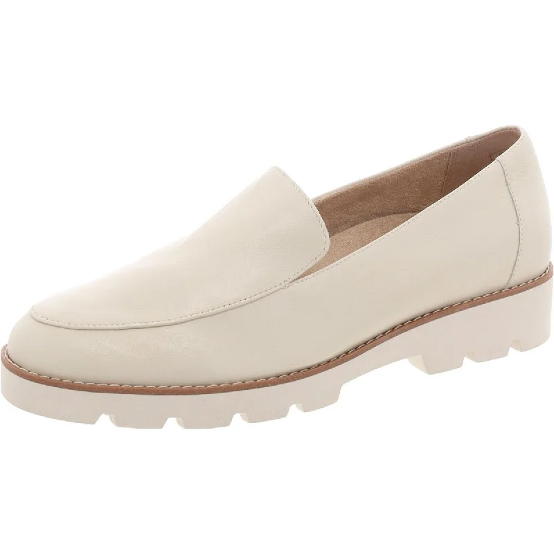 Vionic Womens Kensley Leather Slip On Loafers