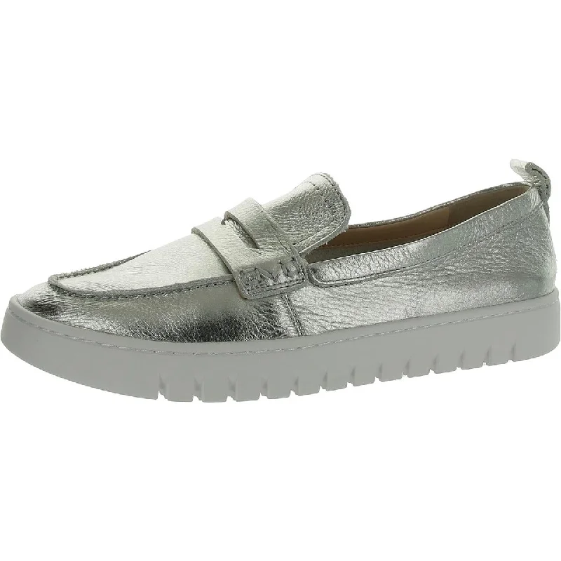 Vionic Womens Uptown Leather Slip On Loafers