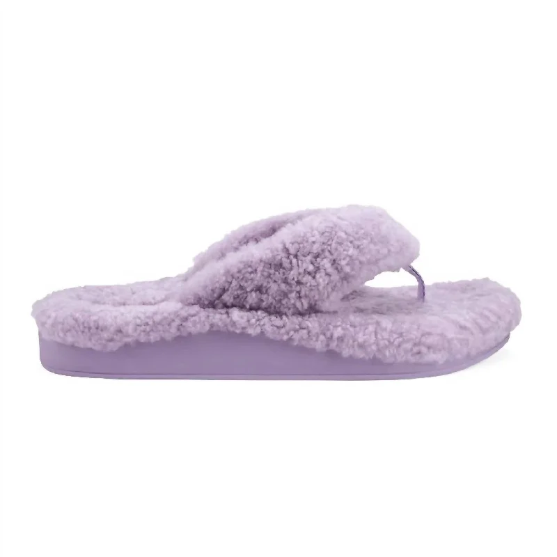 Women's Backless Slippers with a Furry Trim in Light Pink for a Cute and Casual Look Women's Kipe'a Heu Slippers In Lilac/lilac Women's Backless Slippers with a Furry Trim in Light Pink for a Cute and Casual Look Women's Kipe'a Heu Slippers In Lilac/lilac