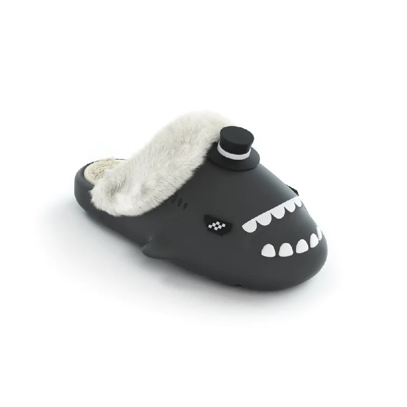 Women's Knitted Cable Pattern Slippers with a Non - Slip Sole in Cream for Indoor Comfort Sharkicks Pro - Winter Fedora Heel-open Women's Knitted Cable Pattern Slippers with a Non - Slip Sole in Cream for Indoor Comfort Sharkicks Pro - Winter Fedora Heel-open