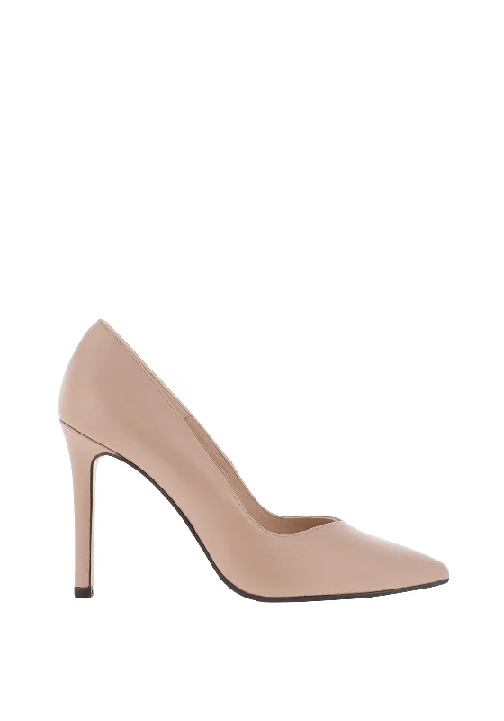 Lodi Victory Leather Court Shoe, Kalima Palo Nude