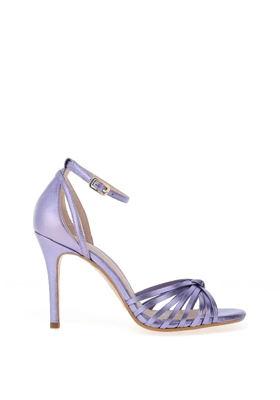 Lodi Yisis Metallic High Heeled Sandals, Lilac