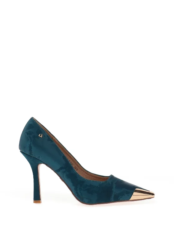 Una Healy Daytime Pointed Toe Heels, Teal Marble