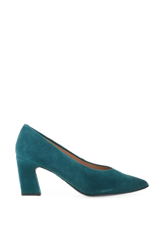 Unisa Kramp Pointed Toe Shoe, Dark Teal