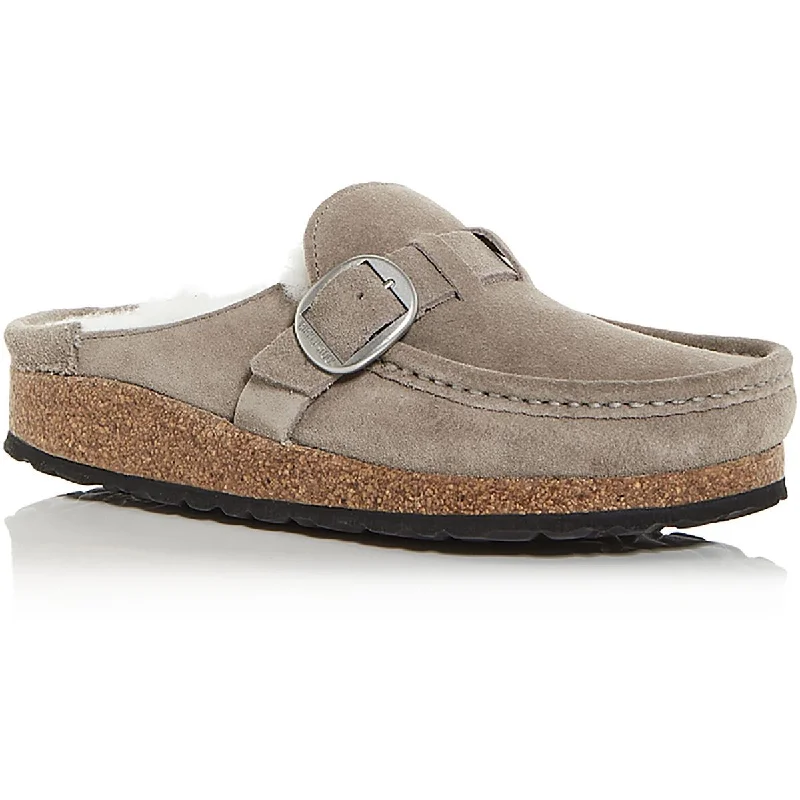 Birkenstock Womens Buckley Suede Slip On Clogs