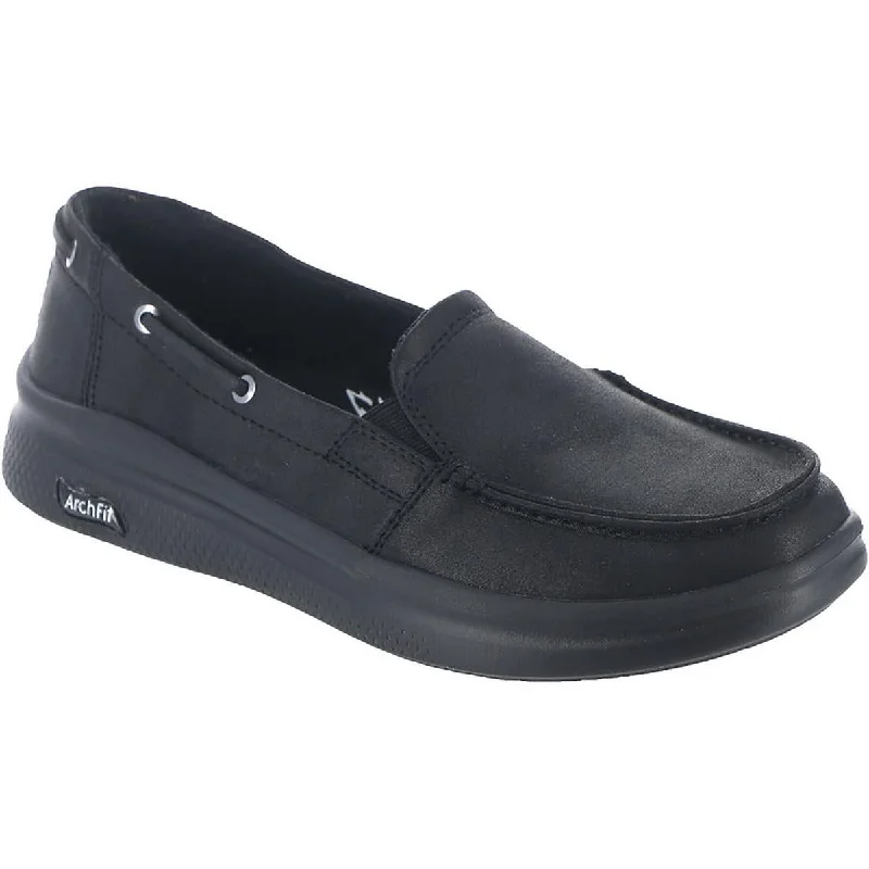 BOBS From Skechers Womens Slip-On Arch Fit Boat Shoes