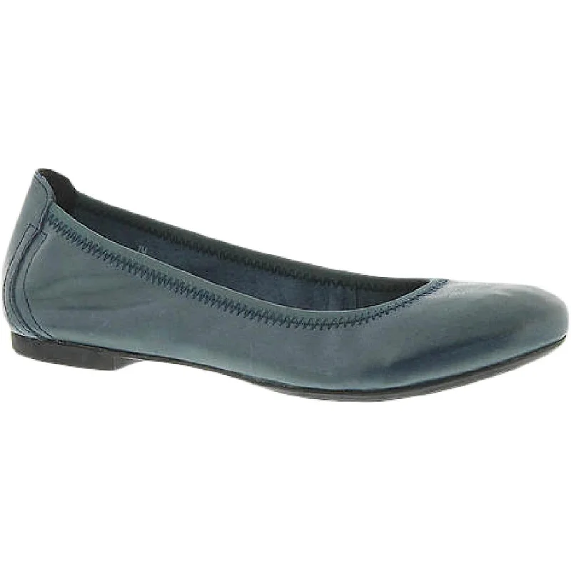 Born Womens Julianne Leather Slip On Ballet Flats