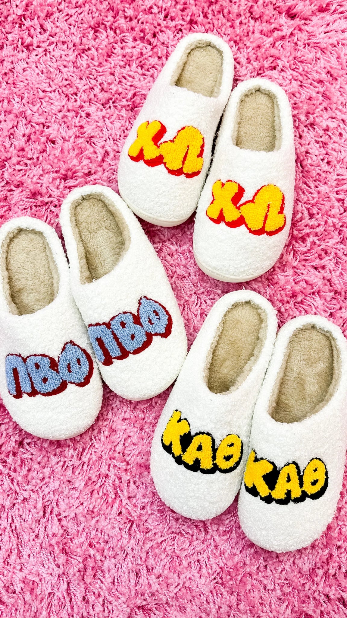 Duo Threads: Sorority Slippers Delta Delta Delta