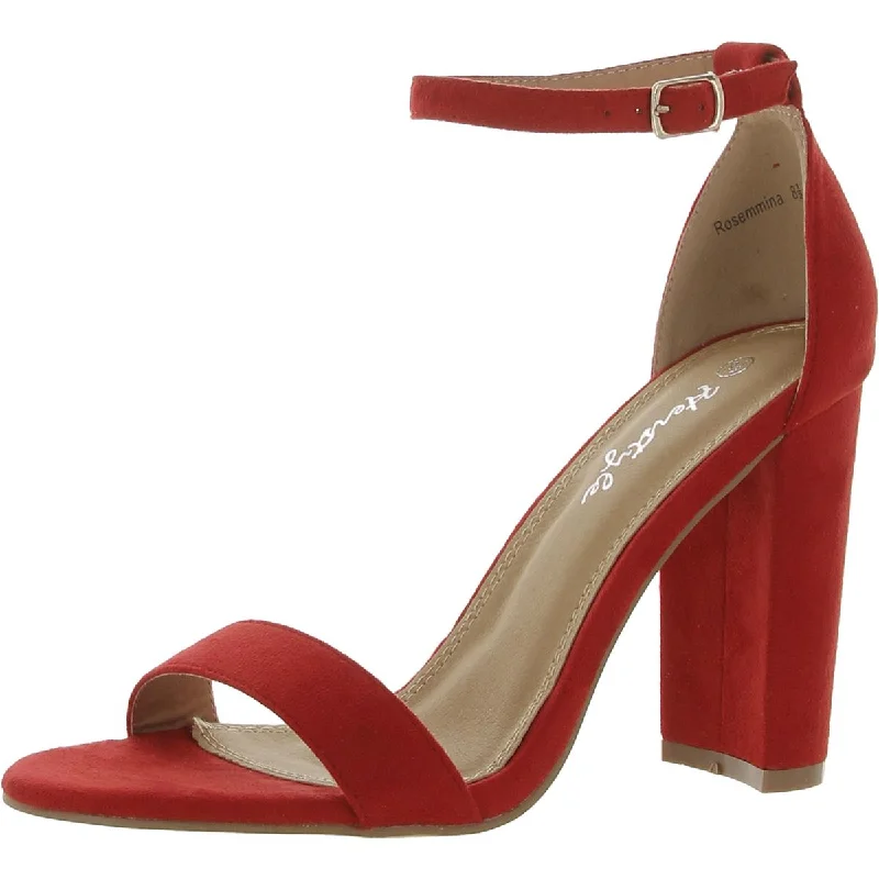 Herstyle Womens Rosemmina Faux Suede Heels