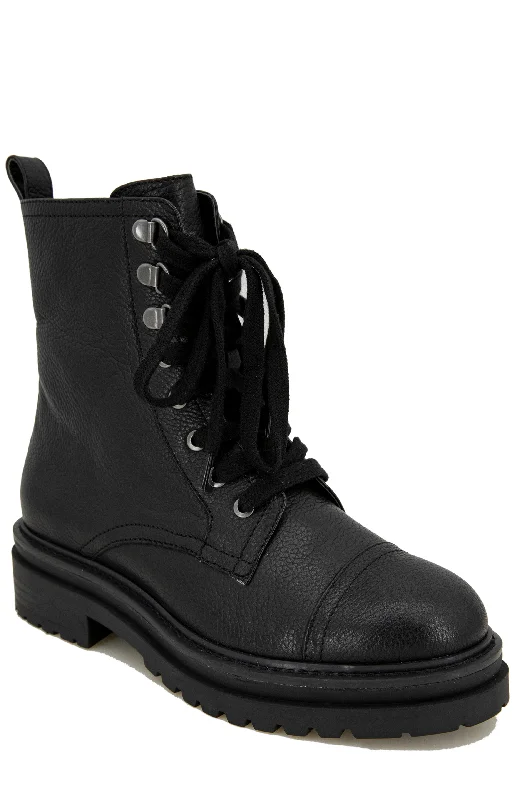 FARAH COMBAT BOOTIE WITH INSIDE ZIPPER