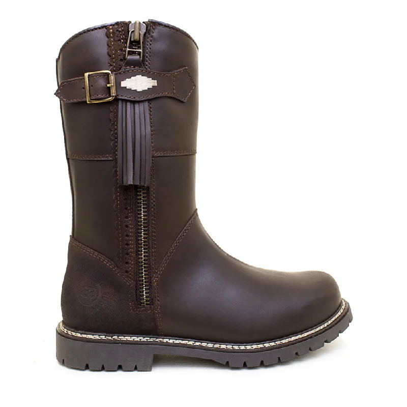 Hudson Mid Boots - Chocolate