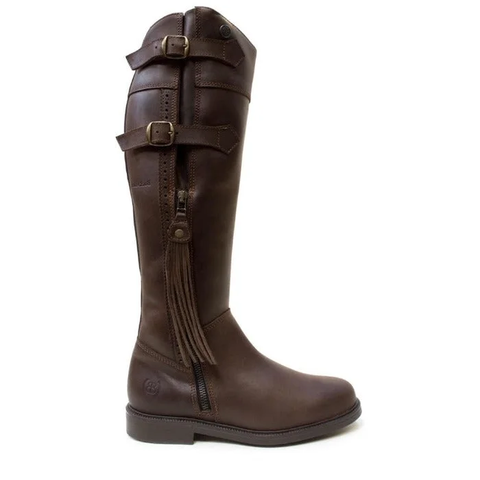 Lucianna Tassel Boots - Brown - Standard and Wide Fit