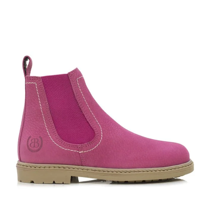 Toddy Childrens Short Boot- Raspberry